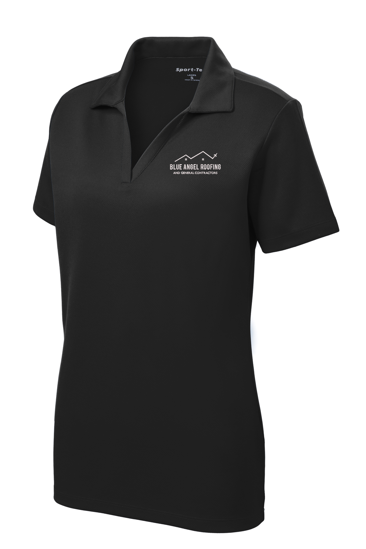 Blue Angel Roofing // RacerMesh Ladies Polo LST640