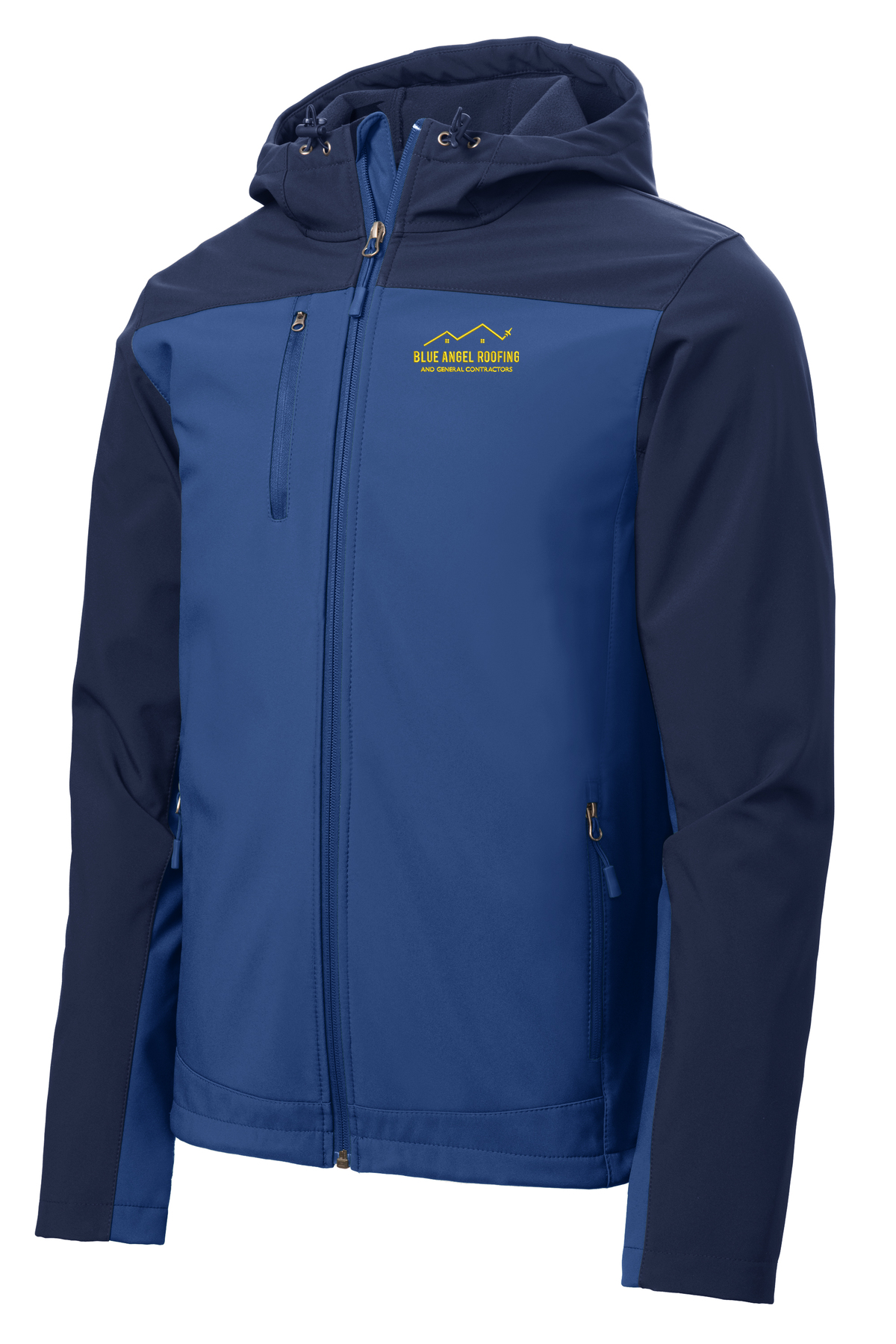 Blue Angel Roofing // Hooded Core Soft Shell Jacket 335