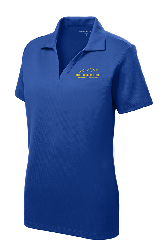 Blue Angel Roofing // RacerMesh Ladies Polo LST640